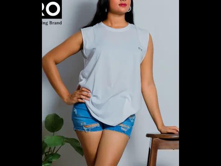Ladies Regular Fit Arm Cut - White (4)
