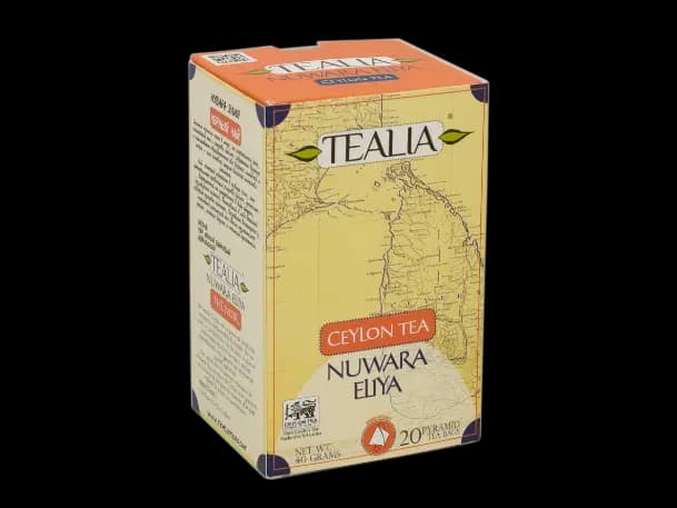Tealia - Pyramid Tea bags - NUWARA ELIYA 20 x 2g