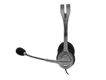 Logitech H110 Dual 3.5mm Wired Headset - With 1 Year Warranty, (2)