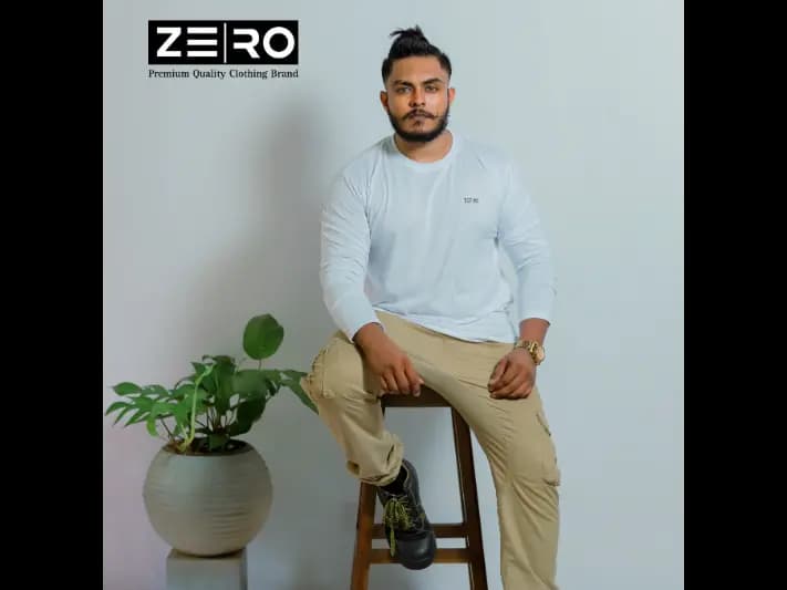 Regular Fit Long Sleeve T-Shirt - White (3)
