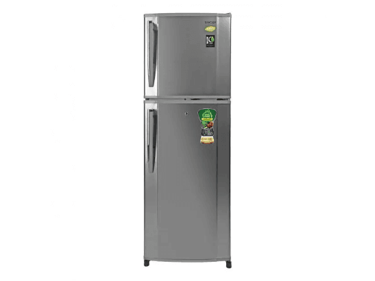 Singer GEO-260NF-SV Refrigerator - 2 Doors, 227L (Silver) 1 year warranty