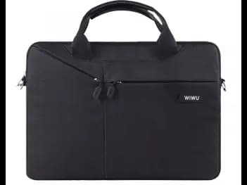 WIWU 15.4 Inch City Commuter Bag For Laptop/ Ultrabook – Blac - Premium nylon fabric