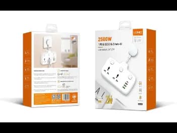 LDNIO SC2413 Universal Outlets Power Strip Outlet Wall Electric Plug PD 20W USB Power Cube Power Socket UK Pin – SC2413 - With 6 Months Warranty (7)
