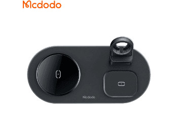 Mcdodo 3 in 1 Magnetic 15W Wireless Charger – Black – CH-7063 – 6 Months Warranty