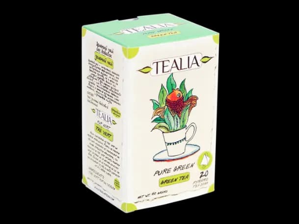 Tealia - Pyramid Tea bags  PURE GREEN（2g x 20）