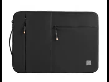 WIWU 15.6 Inch Alpha Slim Sleeve Laptop Bag - Water-resistant material, faux fur lining protection