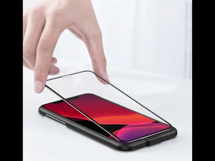 Baseus 0.3mm Full-screen and Full-glass Tempered Glass Film(2pcspack Pasting Artifact) for iP XS Max/11 Pro Max 6.5inch(2019)Black - SGAPIPH65S-KC01 (3)