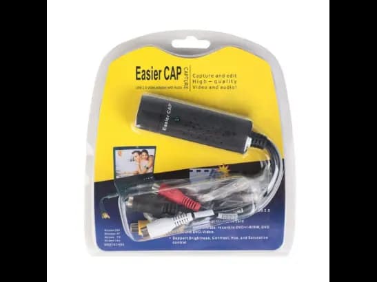 Easy Capture USB 2.0 Video Adapter With Capture video though USB 2.0 interface , high quality video resolution (2)