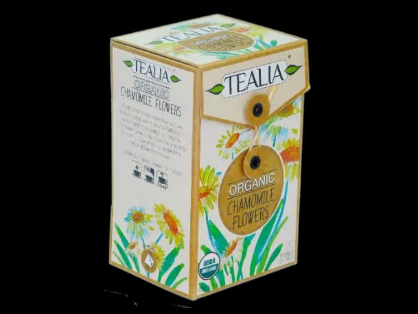 Tealia - Pyramid Tea bags - Organic - CHAMOMILE (20 x 2.0g)