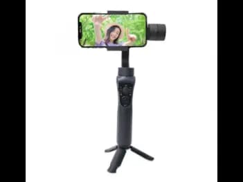 WIWU 3-AXIS Handheld Smartphone Gimbal Stabilizer Phone Holder Black - With 3 Months Warranty