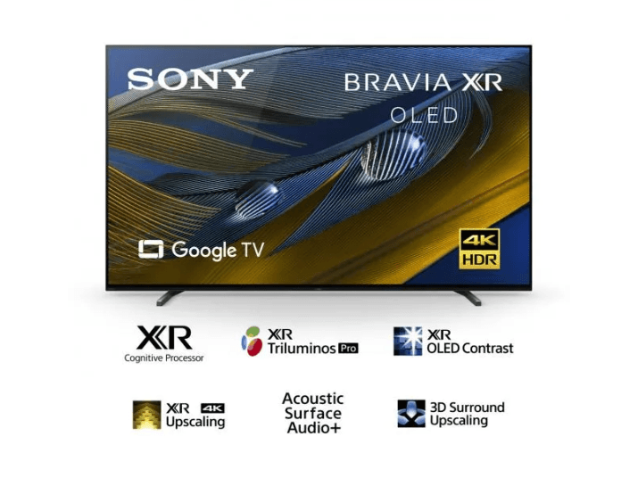Sony 55" A80J - BRAVIA XR, OLED, 4K Ultra HD, HDR, Google Smart TV - 3 years warranty (4)