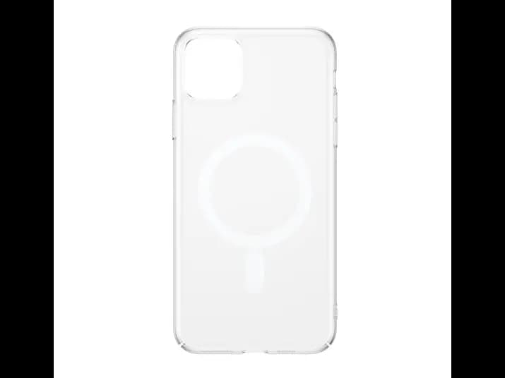 Baseus Crystal Magnetic Phone Case For  iP 11 Pro Max  6.5inch  Transparent （With Full Coverage Tempered Glass Film+Cleaning kit）- ARJT001002