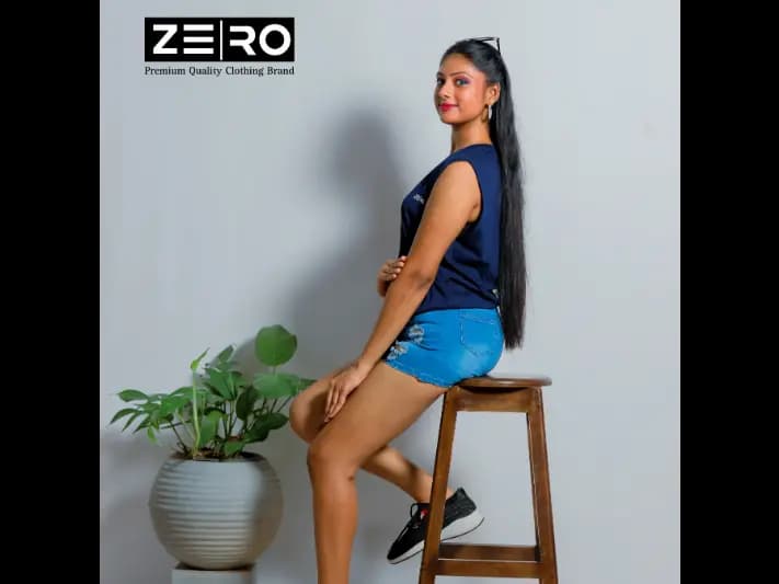 Ladies Regular Fit Arm Cut - Navy Blue (3)