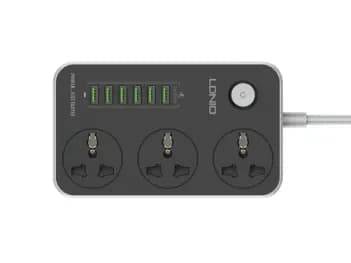 LDNIO SC3604 3 AC Outlets Universal Power Strip UK Pin – SC3604 - With 6 Months Warranty (3)