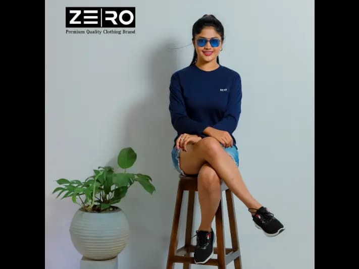 Regular Fit Long Sleeve T-Shirt -  Navy Blue (2)