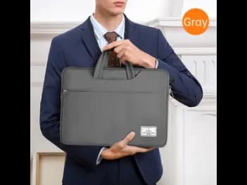 WIWU 15.6 Inch ViVi Hand Bag For Laptop – Gray - Water-resistant material (2)
