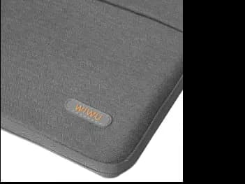 WIWU 13 Inch Pilot Laptop Sleeve Case Gray - Retractable waterproof TPU handle, firm and scratch resistant (6)