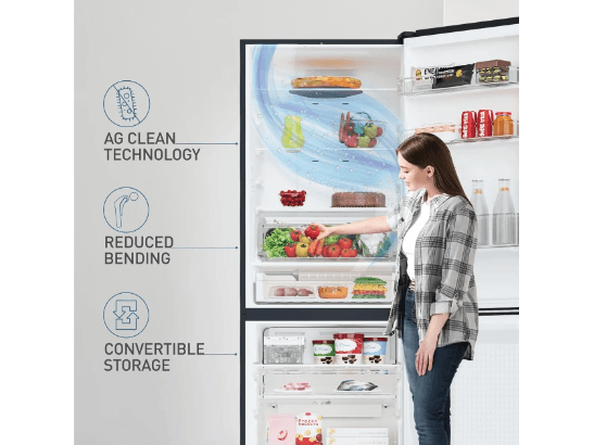 Panasonic Prime Convertible 6-Stage Smart Inverter Frost-Free Double Door Bottom Mount Refrigerator 450L (NR-BK468BQKX ) (5)