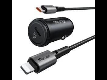 Mcdodo 30W PD Fast Charging Car Adapter With Type-C to Lighting Cable 1.2 Meter – CC-7492 – 6 Months Warranty (2)