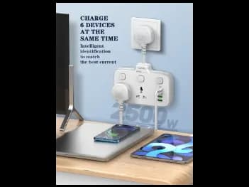 LDNIO SC2413 Universal Outlets Power Strip Outlet Wall Electric Plug PD 20W USB Power Cube Power Socket UK Pin – SC2413 - With 6 Months Warranty (6)