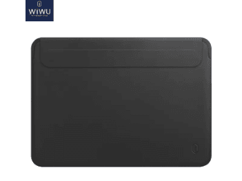 WIWU 12 Inch Skin Pro II Leather Sleeve Black for MacBook 12 inches