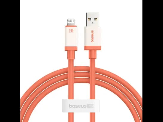 Baseus 0℃ Series 1m USB to Lightning Fast Charging Data Cable – Canyon Coral – 6M