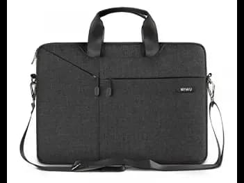 WIWU 15.6 Inch City Commuter Bag For Laptop/ Ultrabook – Black - Premium nylon fabric (2)
