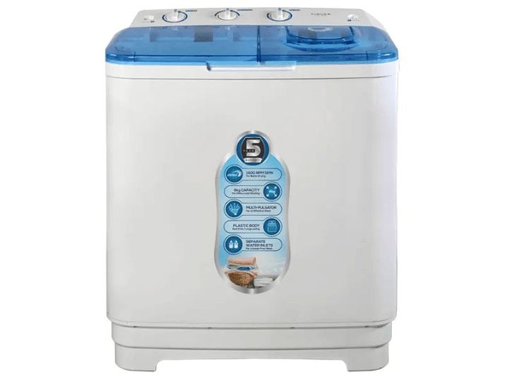 Singer Washing Machine Top Load 6Kg - SWM-SAR6with 5 YEAR WARRANTY