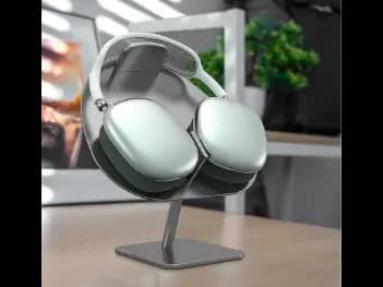 WiWU Hubble Stand for Airpods Pro Max - Material - Aluminum alloy, With Auto sleep/ Wake up function (6)