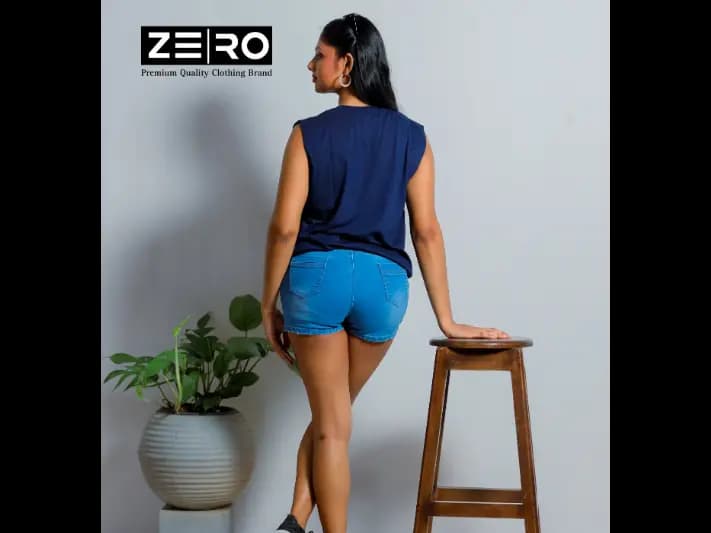 Ladies Regular Fit Arm Cut - Navy Blue (4)