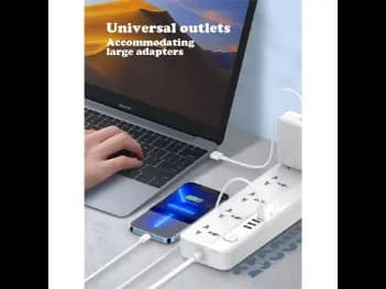 LDNIO SC5415 Defender Series 2500W 5 Ways Power Socket With USB Ports and Switch Button | 5 OUTLETS | 4 USB PD/QC 3.0 – UK Pin -With 6 Months Warranty (6)