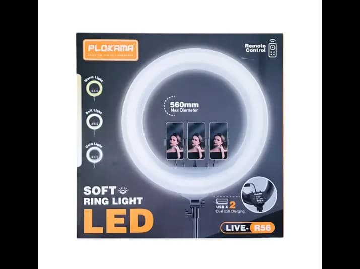 Plokama Live-R56 Soft LED Ring light 56cm with Checking Warranty (4)