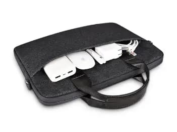 WIWU 15.6 Inch Minimalist Pro Laptop Bag For Laptops – Black - Water-resistant material (6)