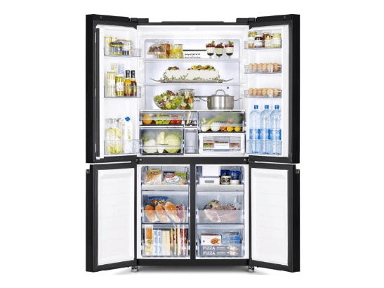 Hitachi Refrigerator - Inverter, 4 Door French, Glass Black, 638L (H-R-WB640V0PB) - 1 Year Warranty (3)