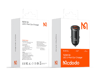 Mcdodo 15.5W Dual USB Ports Car Charger – CC-2950 – 6 Months Warranty (7)