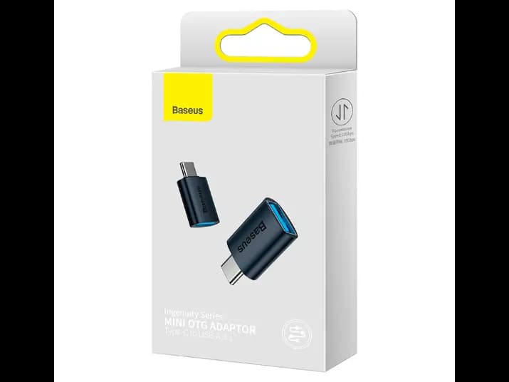 Baseus Ingenuity Series Mini OTG Adaptor Type-C to USB-A 3.1 Blue - ZJJQ000003 (3)