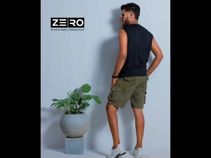 Men's Regular Fit Arm Cut - Black (4)