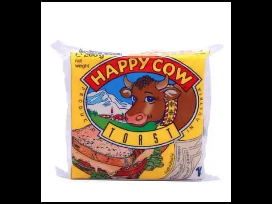 Happy Cow Toast Cheese Slices - 200.00 g