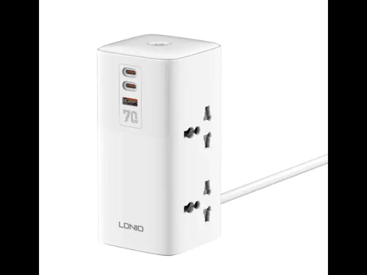 LDNIO SC4383 70W Tower Extension Power Socket - 6 Month Warranty