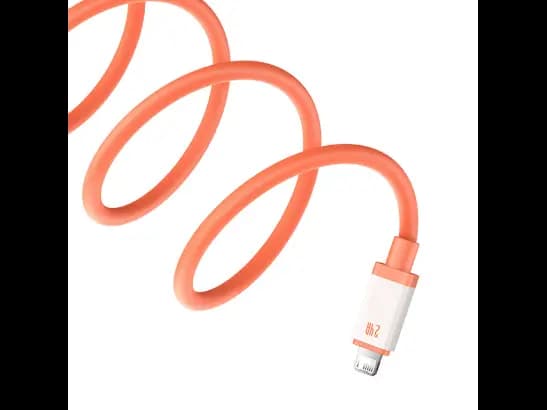 Baseus 0℃ Series 1m USB to Lightning Fast Charging Data Cable – Canyon Coral – 6M (3)