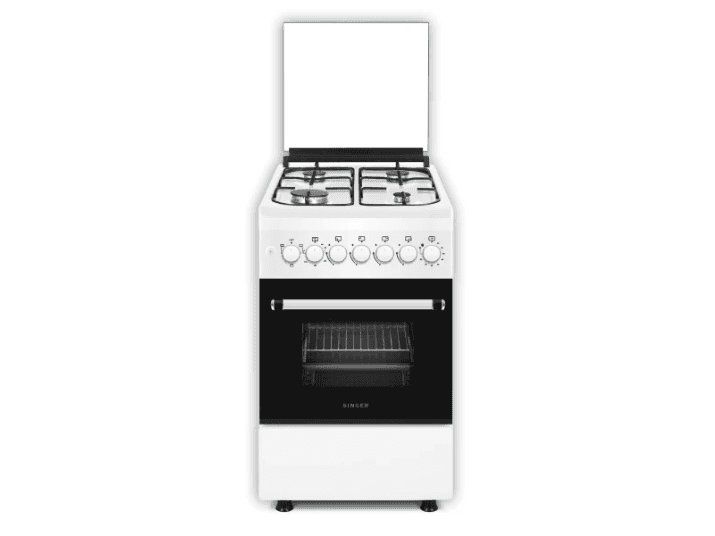 Singer Freestanding Oven With 4 Gas Burners 56L, Electric - GCB8402F-N  with 1 YEAR WARRANTY
