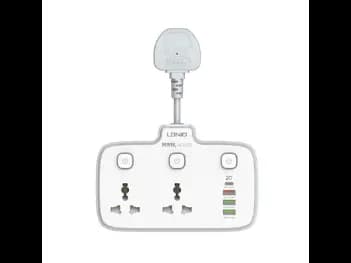 LDNIO SC2413 Universal Outlets Power Strip Outlet Wall Electric Plug PD 20W USB Power Cube Power Socket UK Pin – SC2413 - With 6 Months Warranty