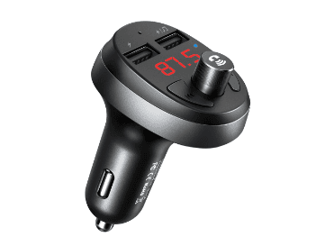 Mcdodo Bluetooth FM Transmitter Car Charger 4.2V Bluetooth, Digital Display – CC-6880 – 6 Months Warranty