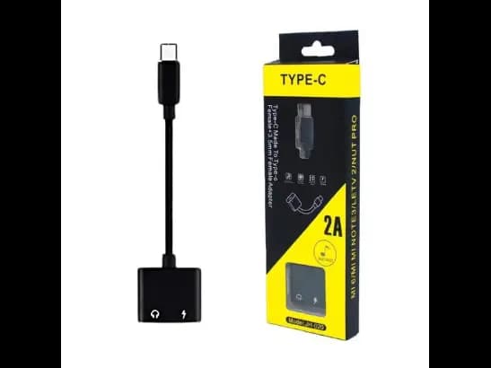 JH-020 Type-C Female   Audio Jack 3.5MM 2A Cable Adaptor (3)