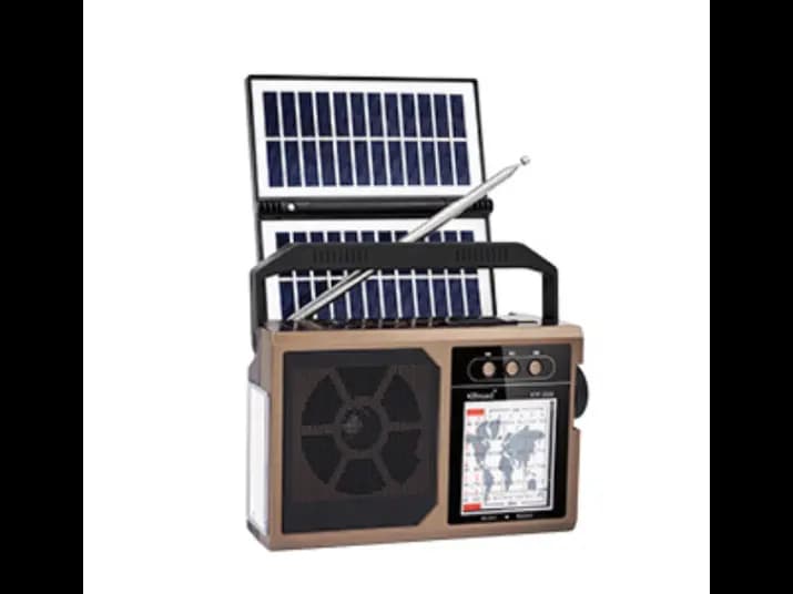 KTF-2029 Solar Panel Radio - micro USB slot for charging with 1 Month Warranty (2)