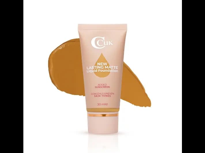 LASTING MATTE LIQUID FOUNDATION -Saffron Glow - CCUK