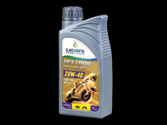 LAUGFS REVTRON 4T GOLD ULTRA (20W-40) API SL/JASO MA2 | MOTORCYCLE OIL - 1L