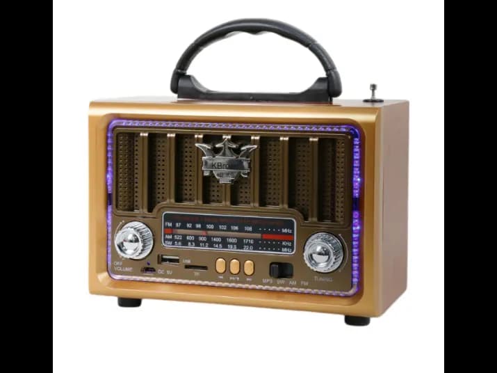 KTF-2016 Full Band Retro Radio Portable Bluetooth Speaker 1 Month Warranty (2)