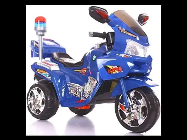 Kids Rechargeable Electric Large Police Bike (2)