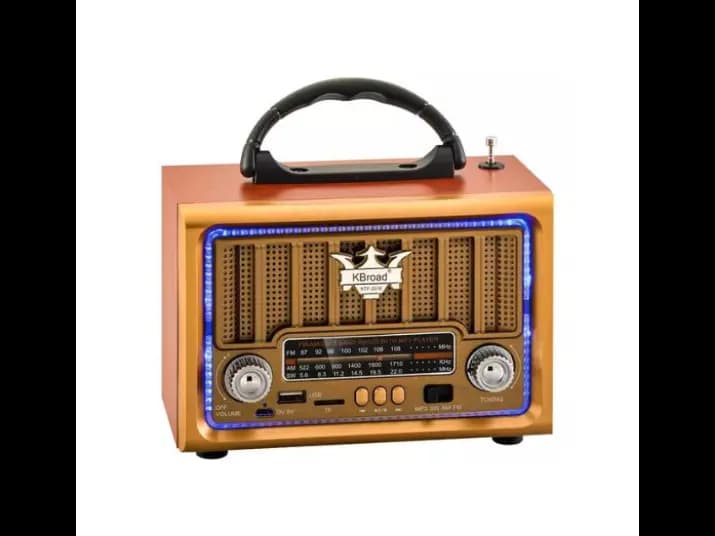 KTF-2016 Full Band Retro Radio Portable Bluetooth Speaker 1 Month Warranty